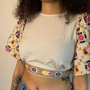 Free people tie shirt